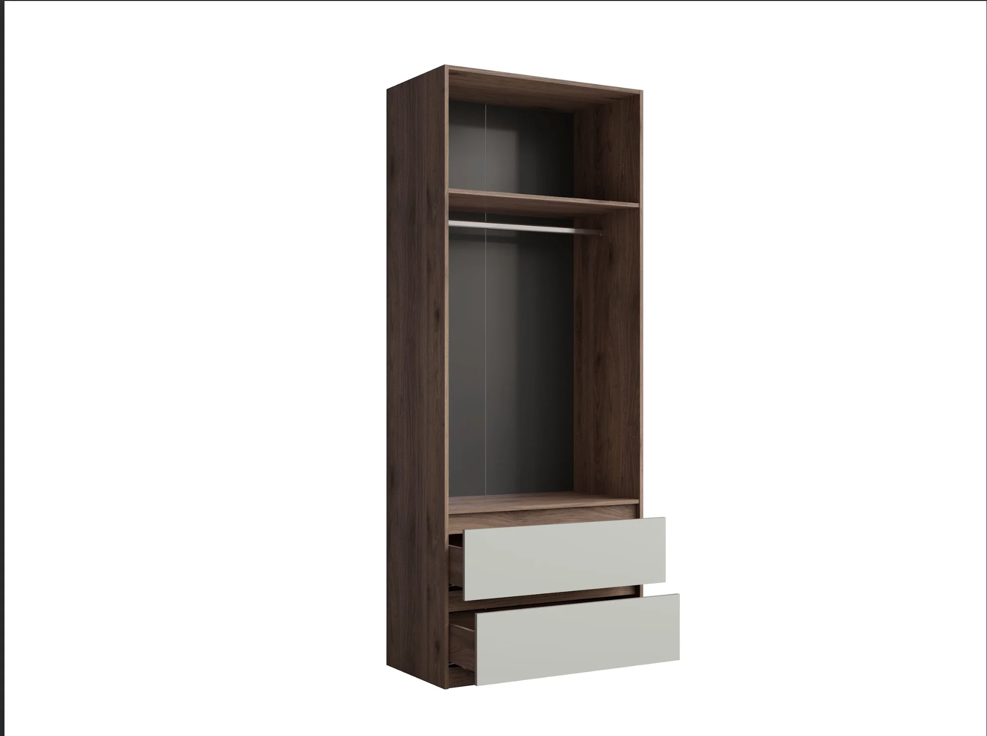 MADISON 2 Door 2 Drawer 90cm Wardrobe - Image 4