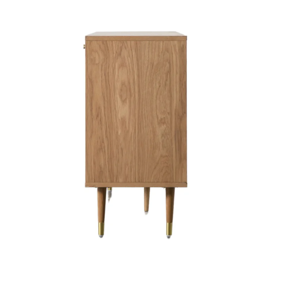 NEWBURY Sideboard with Carved Door & Brass Detail - Image 4